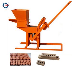 Manual clay brick machine